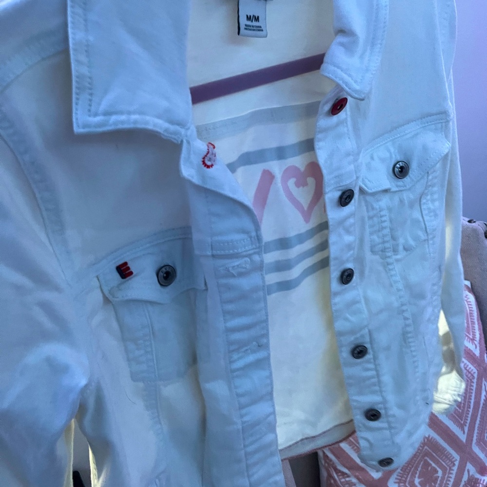 White Jean Jacket (EV1)